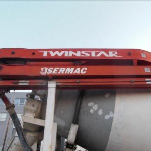 foto pumi 24m/9m3 beton mieszarka+pompa 8x4 MAN +Sermac