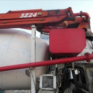 foto pumi 24m/9m3 beton mieszarka+pompa 8x4 MAN +Sermac