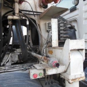 foto pumi 24m/9m3 beton mieszarka+pompa 8x4 MAN +Sermac