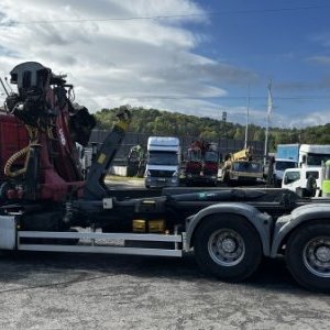 foto 6x4 MAN zlom EUR5 hakowiec+HDS 30/26t