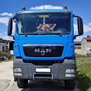 foto 6x6 MAN TGS hakowiec+ HDS Terex Atlas z pojemnik