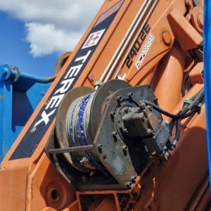 foto 6x6 MAN TGS hakowiec+ HDS Terex Atlas z pojemnik