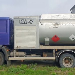 foto 6.7m3 ADR diesel zysterna 2x 3.350 ltr MAN 9.5t spanie