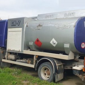 foto 6.7m3 ADR diesel zysterna 2x 3.350 ltr MAN 9.5t spanie