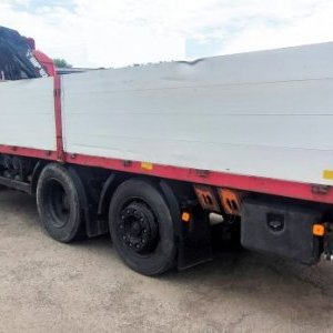 foto 6x2 MAN 6.3m spanie+HR Hiab 102 dzwig