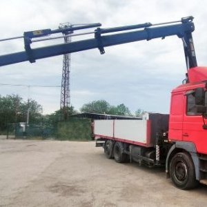 foto 6x2 MAN 6.3m spanie+HR Hiab 102 dzwig