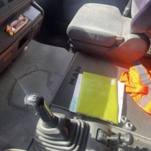 foto 6x2 MAN TGA hakowiec+HDS Palfinger PK10500