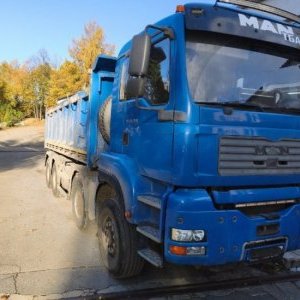 foto 8x6 bordmatik 41/32t MAN TGA 41.480 wywrotka opony jak nowe