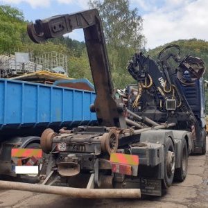 foto 6x2 hakowiec+HDS(2008) zlom MAN TGA +LIV draparka