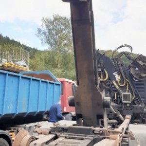 foto 6x2 hakowiec+HDS(2008) zlom MAN TGA +LIV draparka